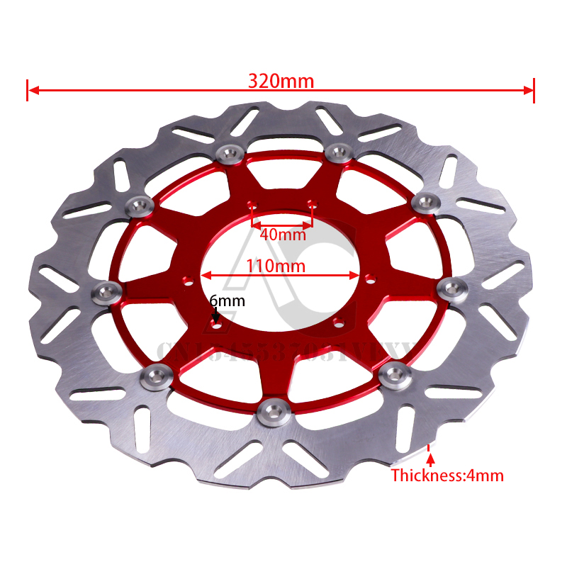 Motosiklet 320 MM Yüzer FREN D - Floating Brake Disc 320Mm Supermoto incelemesi ve fiyatı